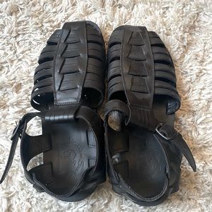 Low Closed Toed Gladiator Sandal